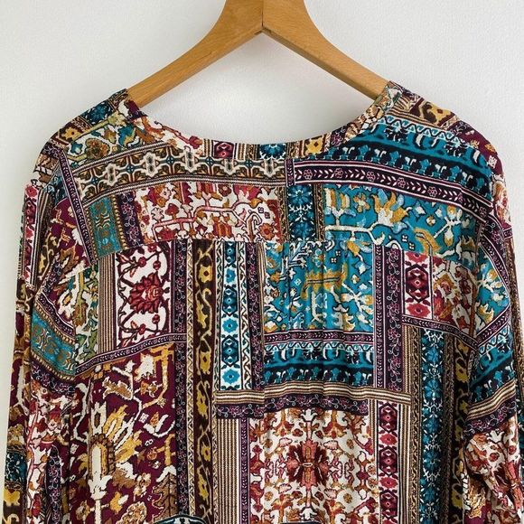 J.JILL Drapey Bohemian Top NWT - Picture 7 of 7